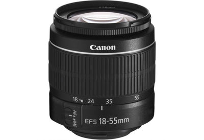 Canon EF-S 18-55mm f/3.5-5.6 III Kit de filtres pour objectif zoom - Nouveau dans une boîte blanche