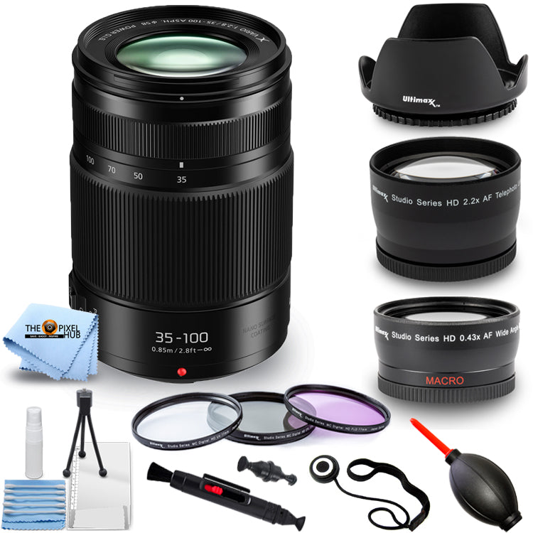 Panasonic Lumix GX Vario 35-100 mm f/2.8 II POWER OIS Kit de filtres d'objectif