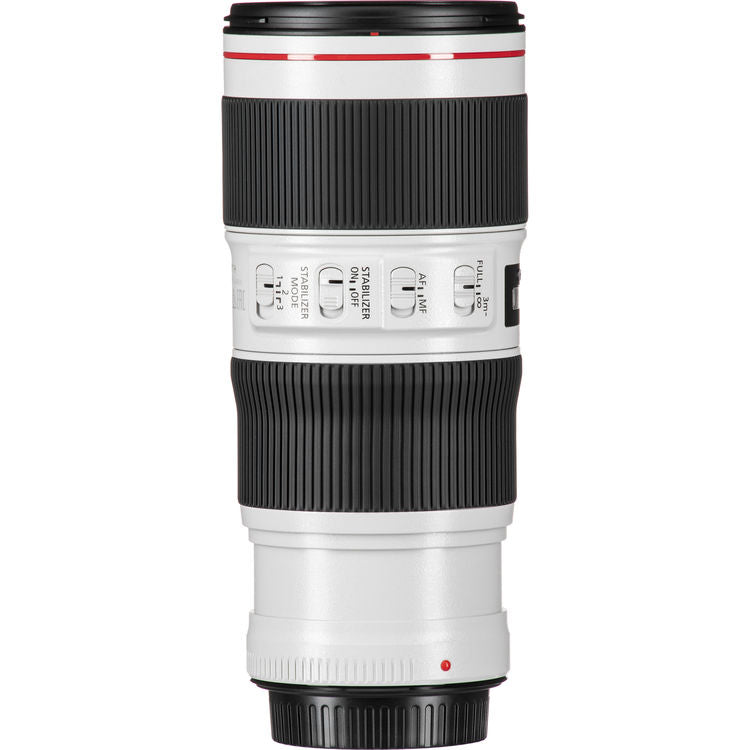 Objectif Canon EF 70-200 mm f/4L IS II USM + objectifs macro/gros plan + pochette