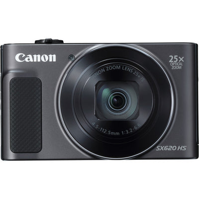 Canon PowerShot SX620 HS Digital Camera (Black) 1072C001 - 7PC Accessory Bundle