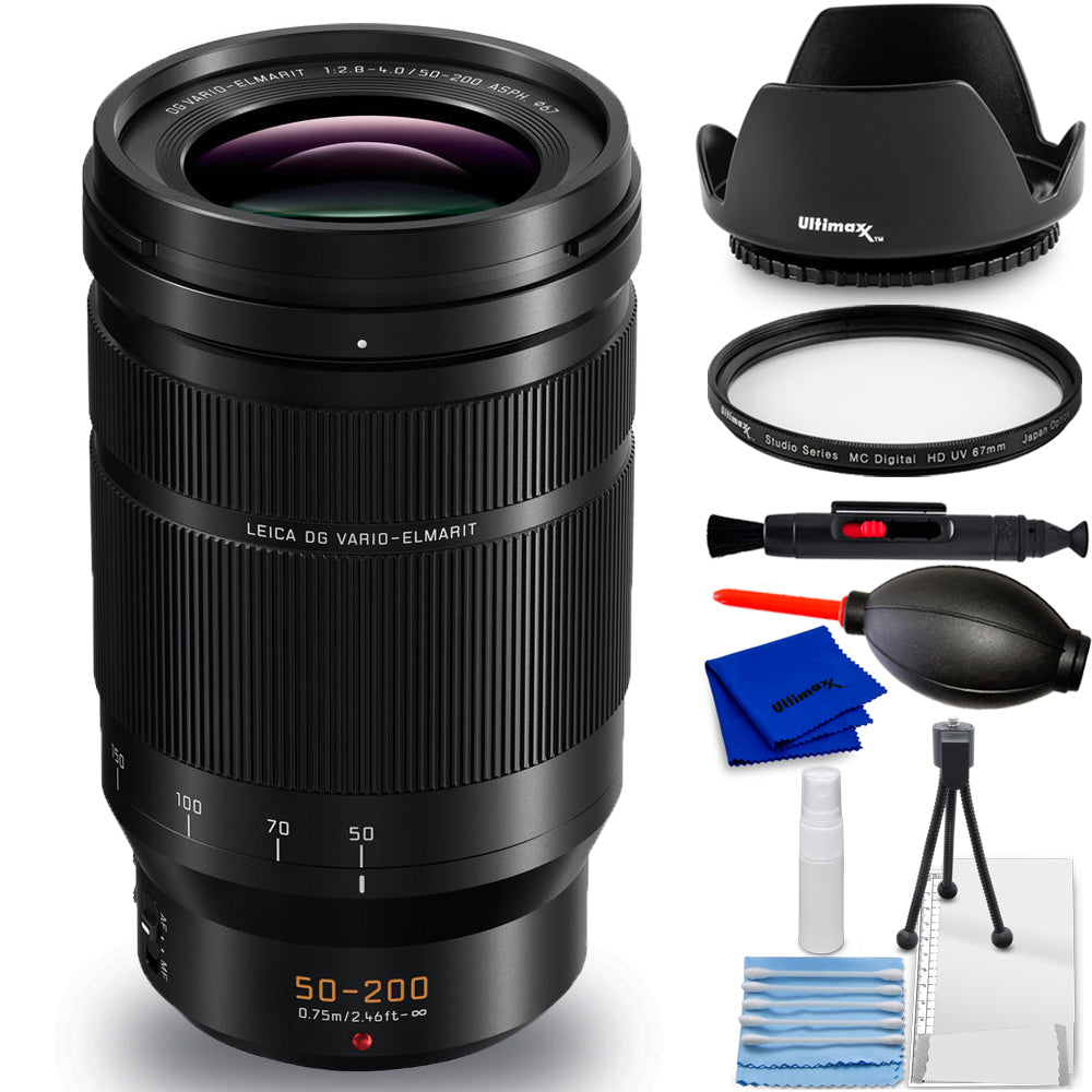 Panasonic Leica DG Vario-Elmarit 50-200 mm f/2.8-4 ASPH. Ensemble d'objectifs POWER OIS