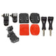 Curved Adhesive Helmet Side Mount for GoPro HERO9 8 7 6 5 4 3+ Sport Camera Kit Ultimaxx