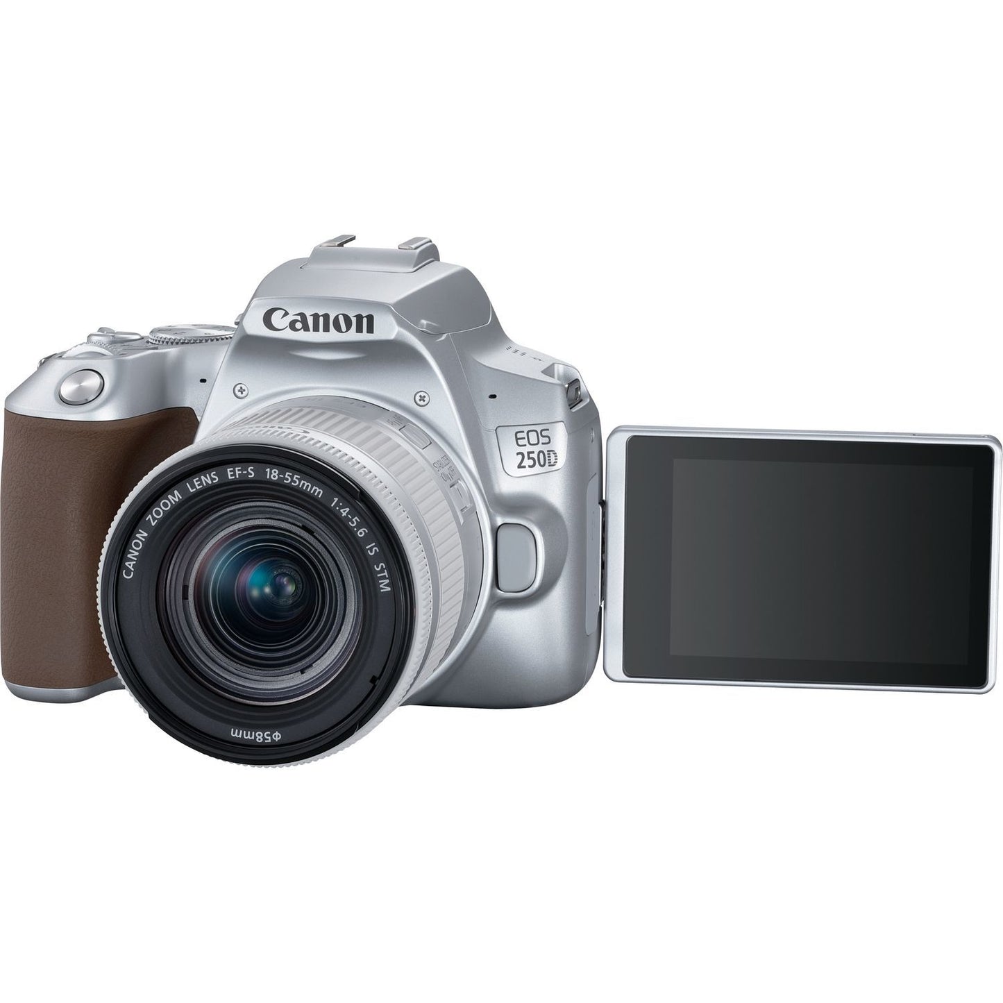 Canon EOS 250D + EF-S 18-55mm f/4-5.6 IS STM Lens (Silver) - 3461C001