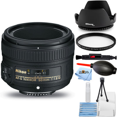 Objectif Nikon AF-S NIKKOR 50 mm f/1.8G 2199 – Ensemble de filtres UV essentiels