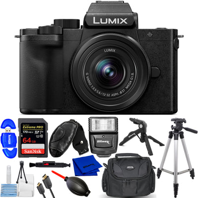 Appareil photo sans miroir Panasonic Lumix G100 avec objectif 12-32 mm DC-G100KK - Bundle