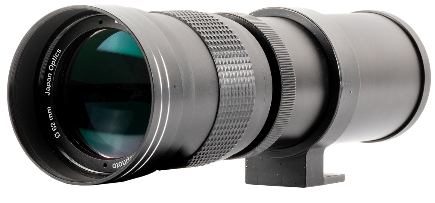 Objectif téléobjectif Ultimaxx 420-800 mm/840-1600 mm f/8 pour Canon 90D 80D 70D 77D