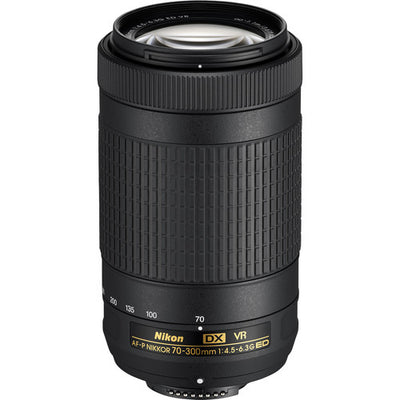 Nikon AF-P DX NIKKOR 70-300mm f/4.5-6.3G ED VR Objectif Boîte Blanche - Ensemble de Filtres