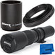 Super 500mm/1000mm f/8 Manual Telephoto Lens for Canon 90D 80D 70D 77D 6D T7 T6 Ultimaxx