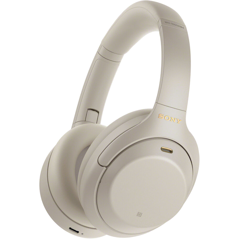 Sony WH-1000XM4 Casque supra-auriculaire sans fil à réduction de bruit (argent)