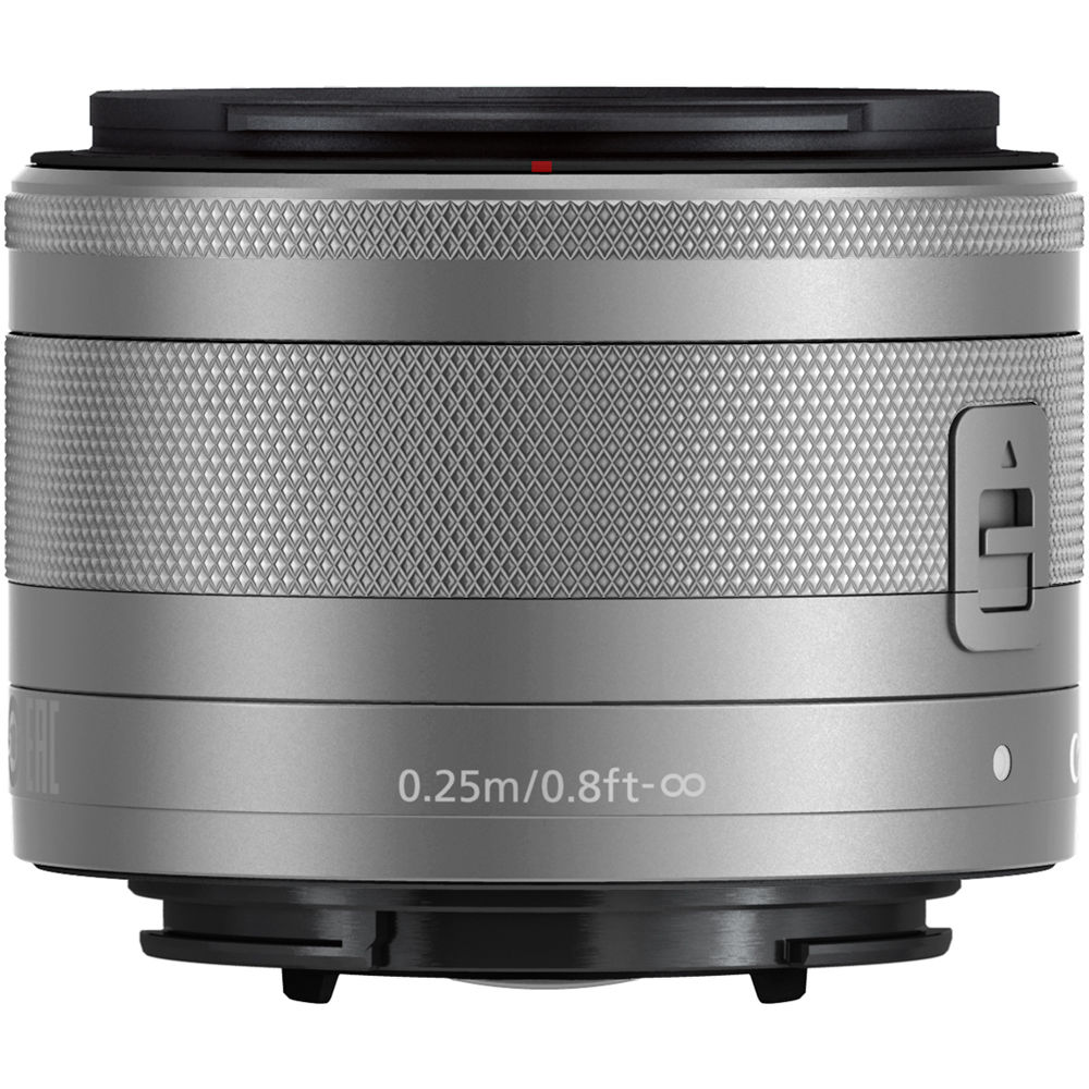 Objectif Canon EF-M 15-45 mm f/3.5-6.3 IS STM Argent 0597C002 - Ensemble d'accessoires 7 pièces