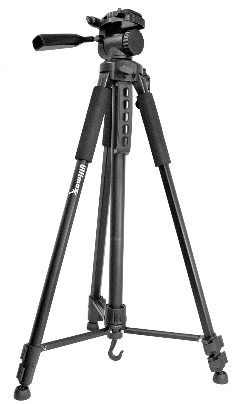 Professional 75-inch Tripod 3-way Panhead Tilt Motion for Most DSLR Cameras