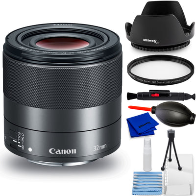 Objectif Canon EF-M 32 mm f/1.4 STM 2439C002 - Ensemble d'accessoires 7 pièces