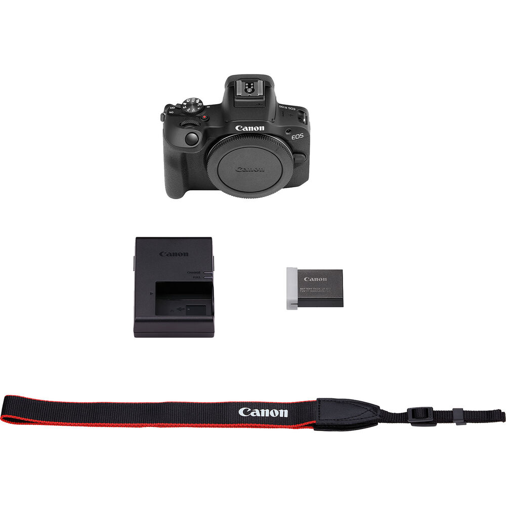 Appareil photo sans miroir Canon EOS R100 6052C002 - Ensemble d'accessoires 12 pièces