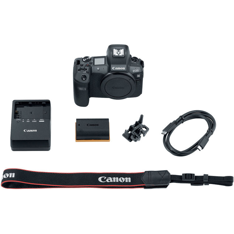 Appareil photo numérique sans miroir Canon EOS R (boîtier uniquement) - Ensemble d'accessoires 12 pièces