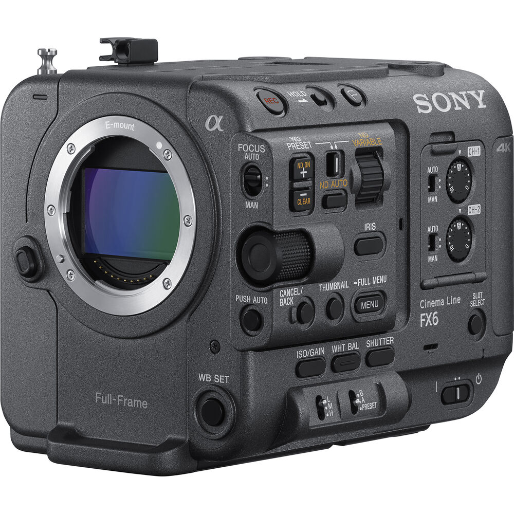 Caméra cinéma plein format Sony FX6 (boîtier uniquement) - SOFX6