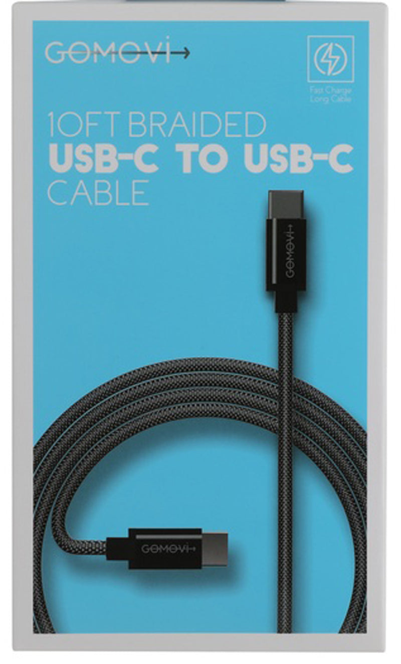 6FT Braided Metal Tip USB-C to USB-C Smartphone Cables