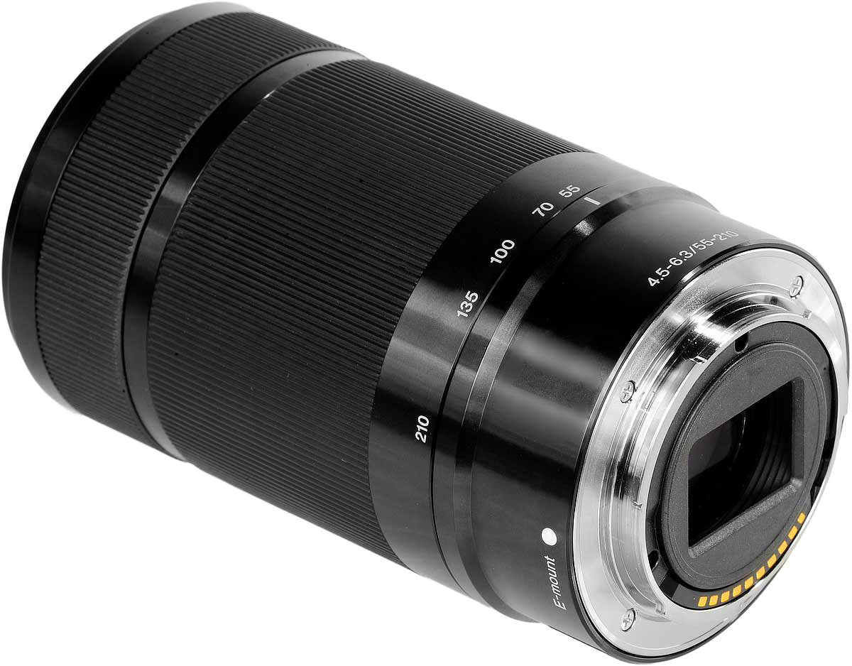 Objectif Sony E 55-210 mm f/4.5-6.3 OSS E-Mount (noir) - Lot d'accessoires 10 pièces