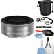 Canon EF-M 22mm f/2 STM Lens (Silver) 9808B002 - Essential UV Filter Bundle Canon