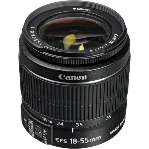 Objectif autofocus Canon EF-S 18-55 mm f/3.5-5.6 IS II - 2042B002