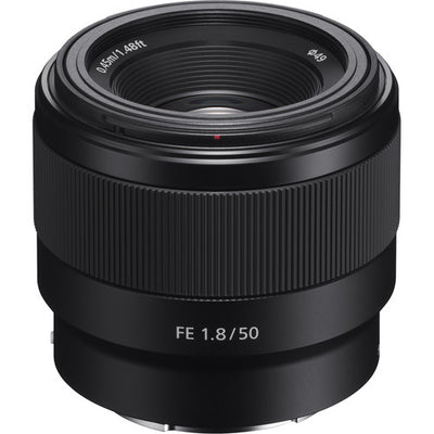 Moteur de mise au point automatique Sony FE Objectif 50 mm f/1.8 (Noir) - SEL50F18F/2