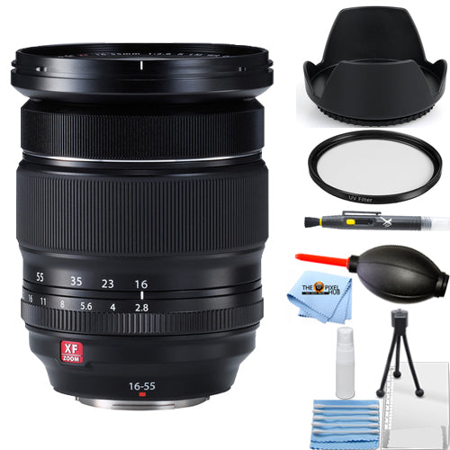 Objectif Fujifilm XF 16-55mm f/2.8 R LM WR (noir) 16443072 - Ensemble d'accessoires 7 pièces