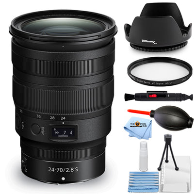 Objectif Nikon NIKKOR Z 24-70 mm f/2.8 S 20089 - Ensemble d'accessoires 7 pièces