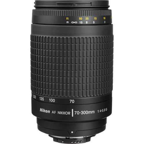 Nikon AF Zoom-NIKKOR 70-300mm f/4-5.6G Lens (Black) - 1928