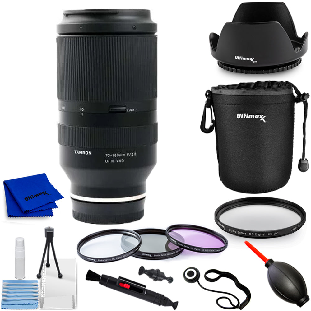 Objectif Tamron 70-180 mm f/2.8 Di III VC VXD G2 (Sony E) Bundle 2