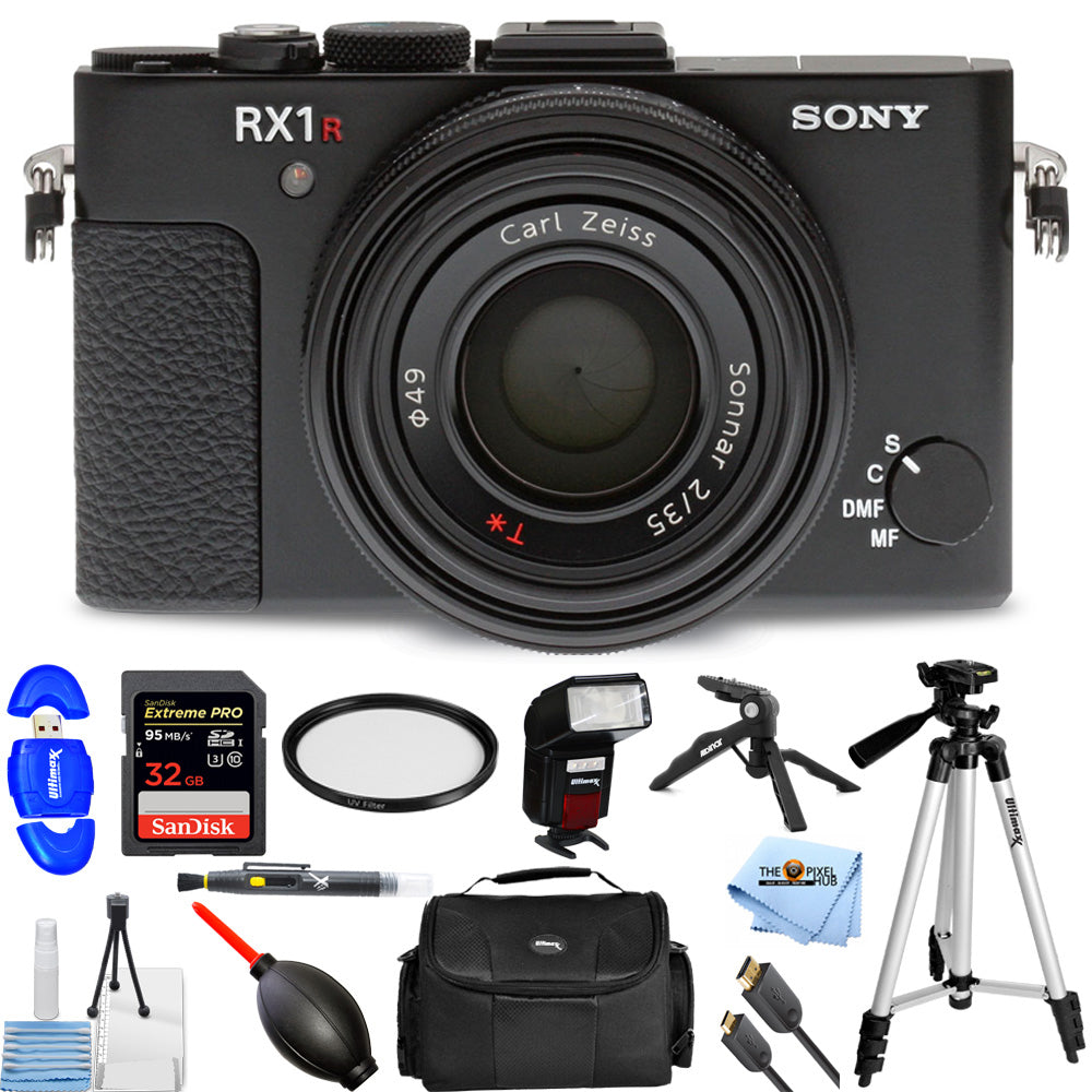 Appareil photo numérique Sony Cyber-shot DSC-RX1R II 42 MP - Ensemble d'accessoires 12 pièces