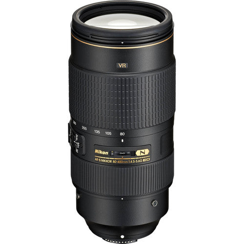 Nikon AF-S NIKKOR 80-400 mm f/4.5-5.6G ED VR Objectif 2208 – Lot de 7 accessoires