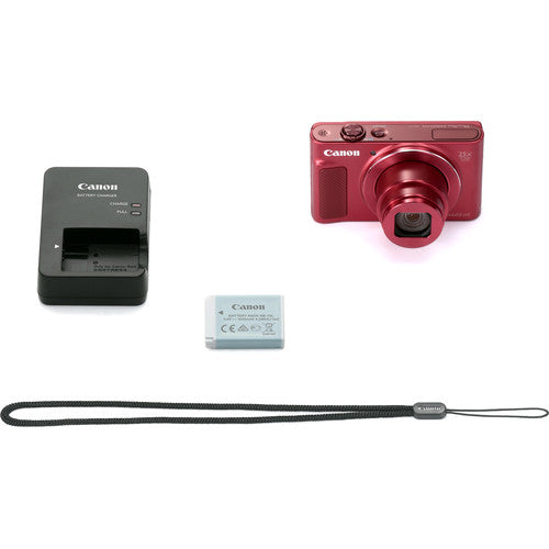 Appareil photo numérique Canon PowerShot SX620 HS (rouge) 1073C001 - Ensemble d'accessoires 32 Go