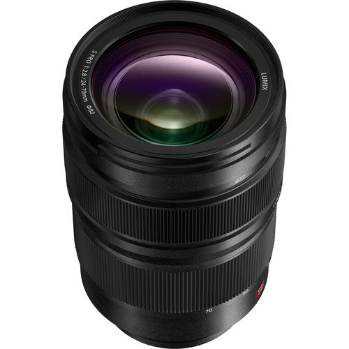 Objectif Panasonic Lumix S PRO 24-70 mm f/2.8 S-E2470 - Ensemble d'accessoires 7 pièces