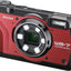 Appareil photo numérique RICOH WG-7 Caméra WEB 4K étanche à l'eau et à la poussière (rouge)