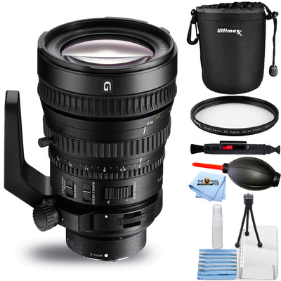 Objectif Sony FE PZ 28-135 mm f/4 G OSS (boîte blanche) SELP28135G - Ensemble d'accessoires 7 pièces