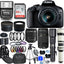 Canon EOS 2000D / Rebel T7 18-55 mm + 75-300 mm + 500 mm + 650-1300 mm 64 Go