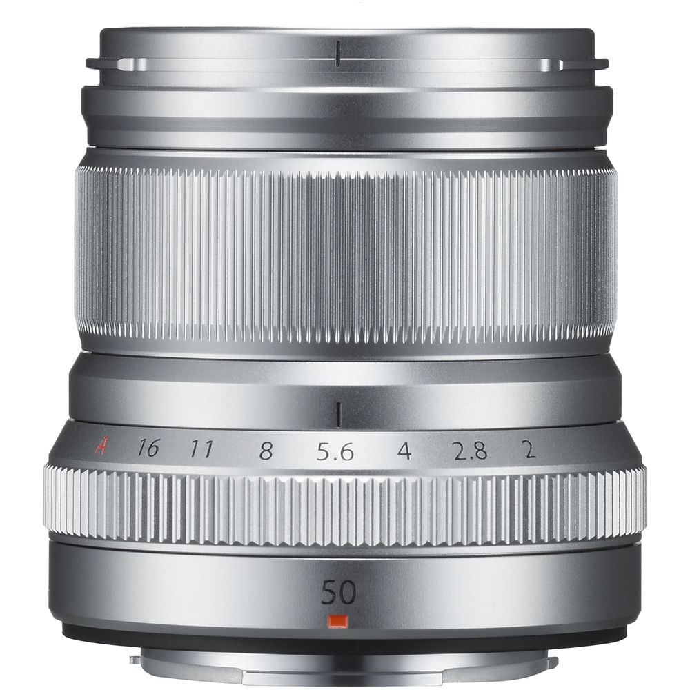 Objectif FUJIFILM XF 50 mm f/2 R WR (argent) 16536623 - Lot d'accessoires 10 pièces