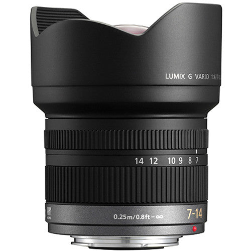 Objectif Panasonic Lumix G Vario 7-14 mm f/4 ASPH H-F007014 - Pochette d'objectif