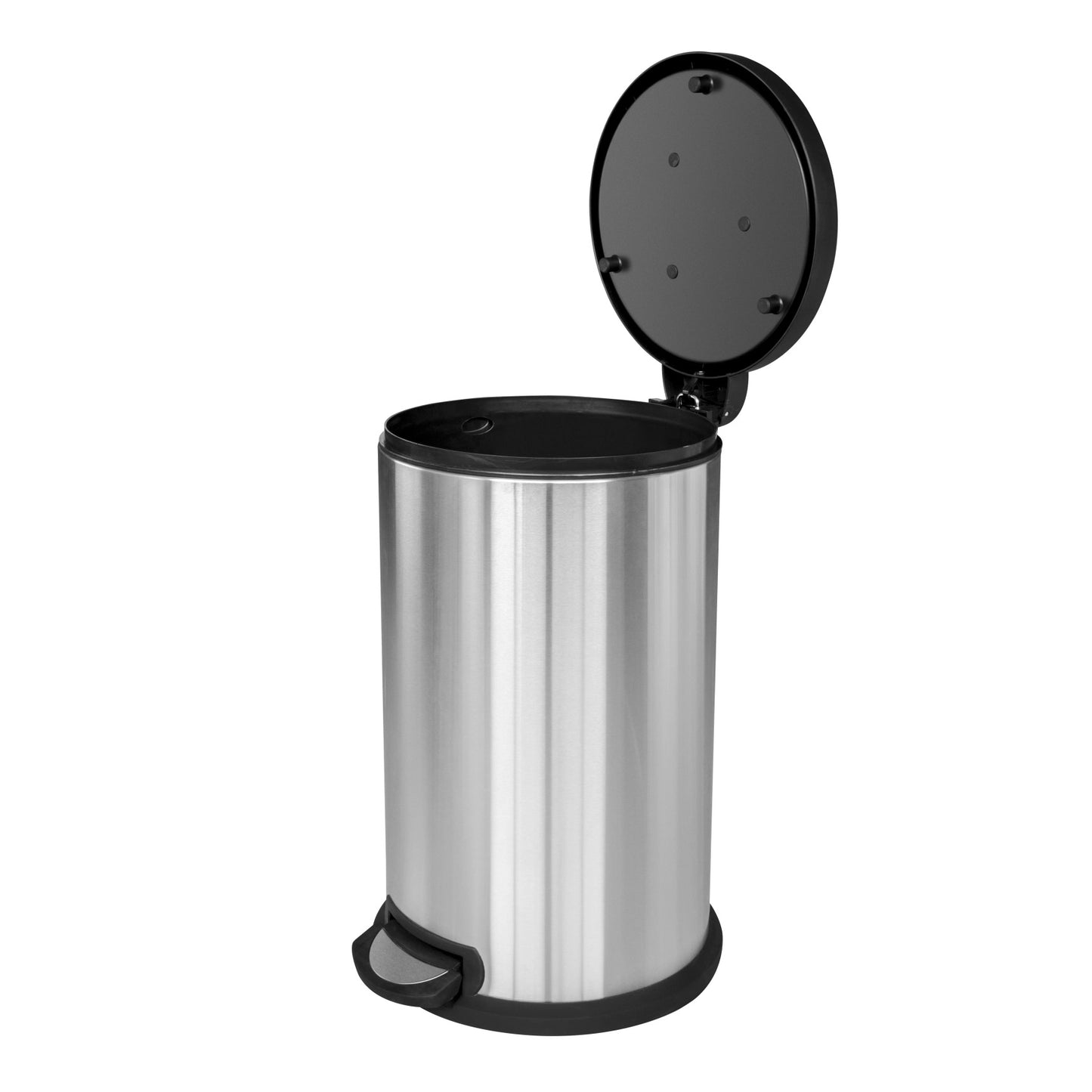 Premium Stainless Steel Trash Compression System Garbage Bin Wastebasket 40L/13G