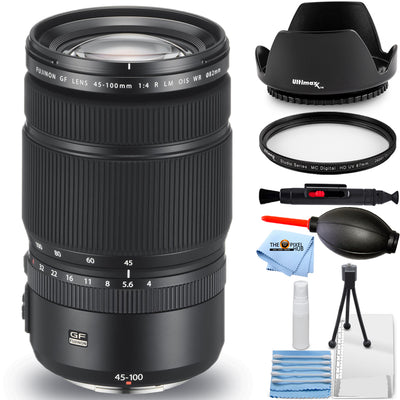 Objectif FUJIFILM GF 45-100 mm f/4 R LM OIS WR 600021497 – Lot d'accessoires 7 pièces