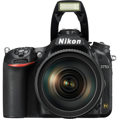 Appareil photo reflex numérique Nikon D750 24,3 MP avec objectif 24-120 mm (noir) - 1549