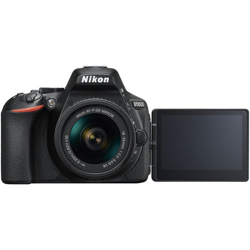 Appareil photo reflex numérique Nikon D5600 avec VR 18-55 mm et 70-300 mm - Pack essentiel de 64 Go