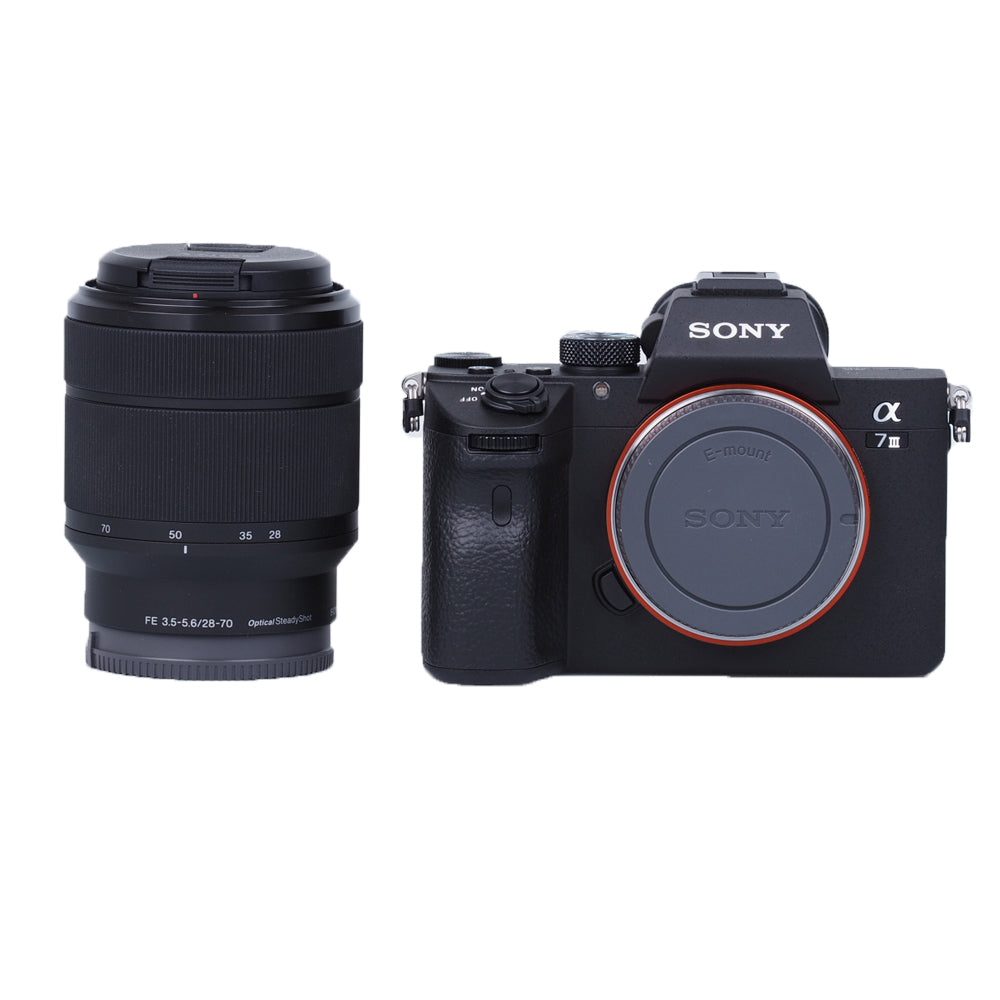 Appareil photo numérique sans miroir Sony Alpha a7 III avec 28-70 mm - Ensemble d'accessoires 14 pièces