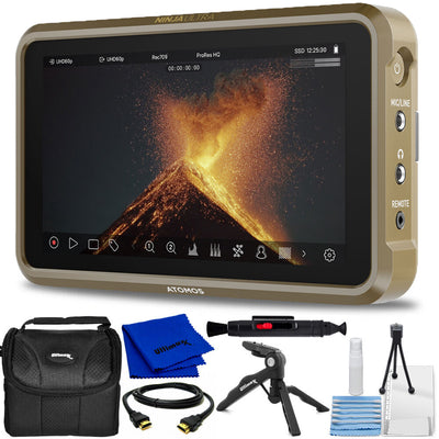 Moniteur d'enregistrement HDMI 4K Atomos Ninja Ultra 5,2" - Ensemble d'accessoires 6PC