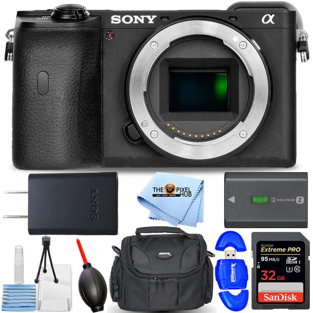 Appareil photo numérique sans miroir Sony Alpha a6600 (boîtier uniquement) - Ensemble d'accessoires 7 pièces