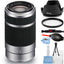 Sony E 55-210mm f/4.5-6.3 OSS Lens (Silver) SEL55210 - Essential UV Bundle