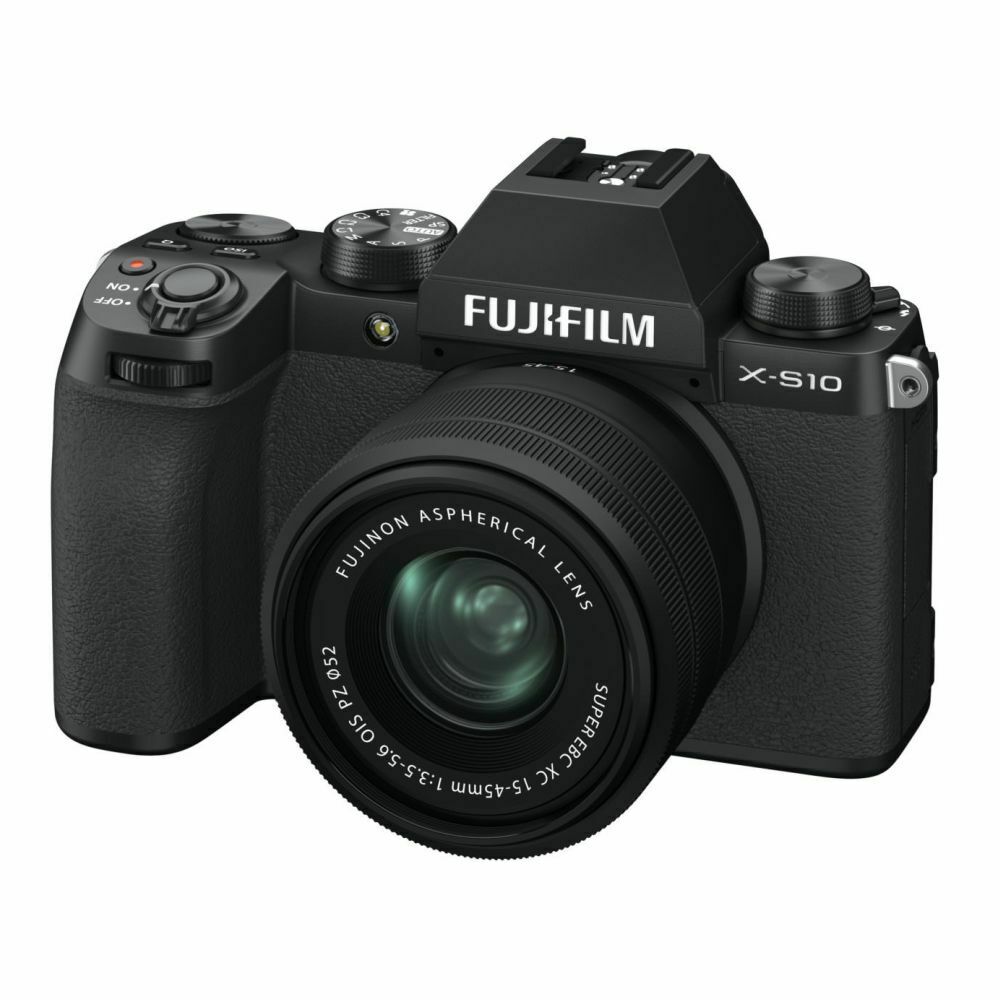 Appareil photo sans miroir FUJIFILM X-S10 avec objectif XC 15-45 mm f/3,5-5,6 OIS PZ (noir)