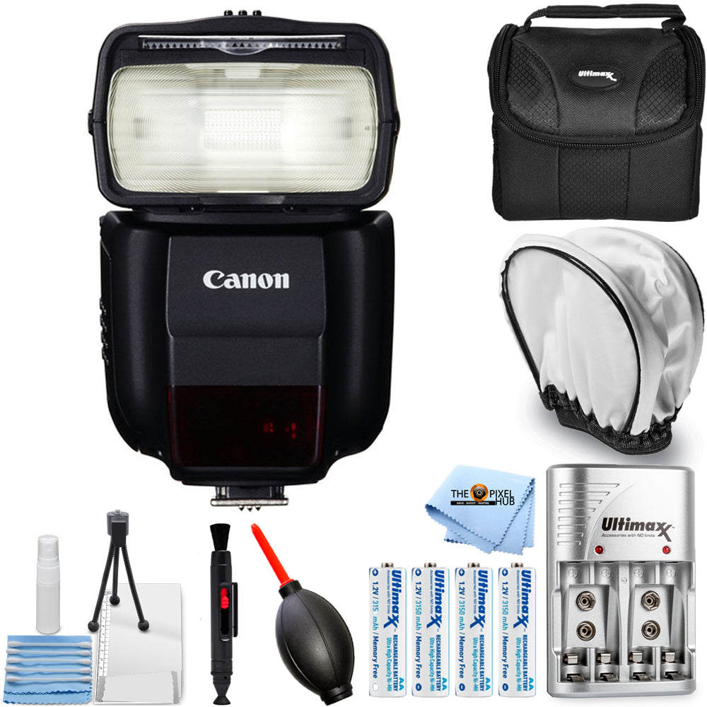 Canon Speedlite 430EX III-RT Flash 0585C006 + Piles AA et chargeur