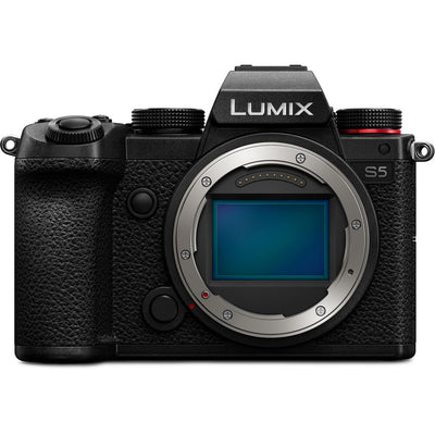 Panasonic Lumix DC-S5 Mirrorless Digital Camera (Body) - Essential 64GB Bundle