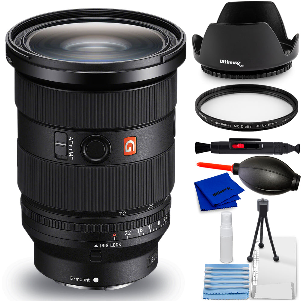 Objectif Sony FE 24-70 mm f/2.8 GM II SEL2470GM2 - Ensemble d'accessoires 7 pièces