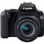 Canon EOS 250D / Rebel SL3 DSLR Camera with 18-55mm (Black) 64GB + Flash Bundle